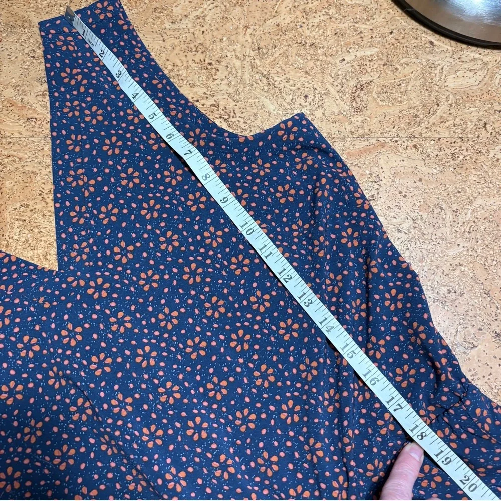 Toad&Co Sunkissed Liv SL Jumpsuit In Blue & Orange Sz M - Picture 13 of 15